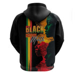 Afro - Black History Month Hoodie Black Soul - I'm Black Every Month