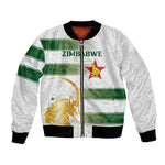 Custom Zimbabwe Rugby Champions of Africa Bomber Jacket The Gold Sables Version - African Pride