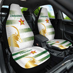 Zimbabwe Rugby Champions of Africa Car Seat Cover The Gold Sables Version - African Pride