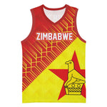 Custom Zimbabwe Cricket Basketball Jersey Flame Warriors Zimbabwe Spirit - African Pride