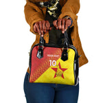 Custom Zimbabwe Cricket Shoulder Handbag Flame Warriors Zimbabwe Spirit - African Pride