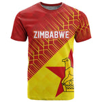 Custom Zimbabwe Cricket T shirt Flame Warriors Zimbabwe Spirit - African Pride