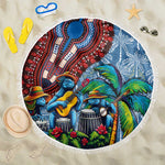 Afro-Caribbean Beach Blanket African Dashiki Style with Caribbean Music with Blue Iguanas - African Pride