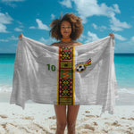 Ghana National Football Custom Sarong Kente Motifs Sporty Style - African Pride