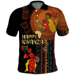 Happy Kwanzaa African Polo Shirt - Tribal Pattern