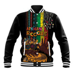 Afro-Caribbean Baseball Jacket African and Reggae Art Music - African Pride