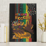 Afro-Caribbean Canvas Wall Art African and Reggae Art Music - African Pride