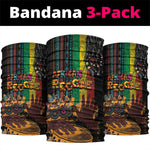 Afro-Caribbean Neck Gaiter African and Reggae Art Music - African Pride