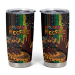 Afro-Caribbean Tumbler Cup African and Reggae Art Music - African Pride