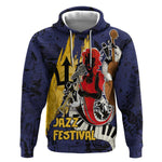 Afro-Barbados Jazz Festival Hoodie Abstract Jazz Art
