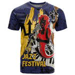 Afro-Barbados Jazz Festival T shirt Abstract Jazz Art