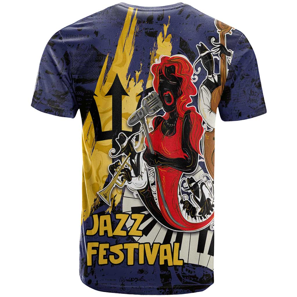 Afro-Barbados Jazz Festival T shirt Abstract Jazz Art