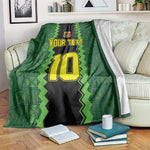 Custom Mali Football Blanket Les Aigles-Green, Gold & Red
