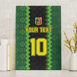 Custom Mali Football Canvas Wall Art Les Aigles-Green, Gold & Red