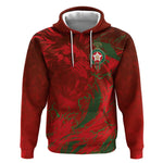 Morocco National Football Custom Hoodie Atlas Lions Sporty Grunge Style - African Pride