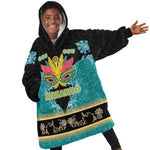 Afro Bahamians Junkanoo Kid Wearable Blanket Hoodie Junkanoo Is Life