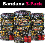 Raised On Hip Hop Neck Gaiter Graffiti Art Style LT05