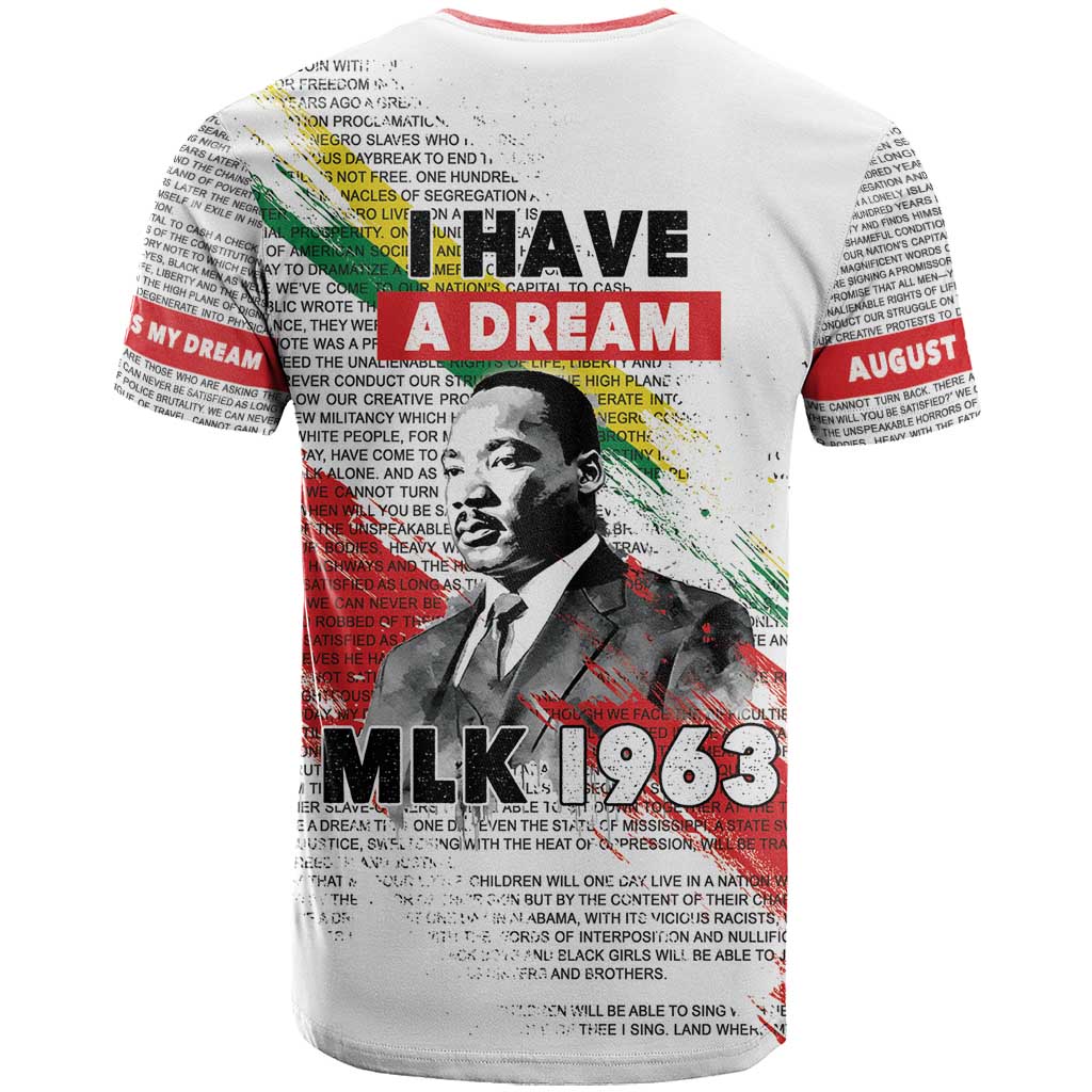 Martin Luther King T shirt Honoring The Legacy White Version