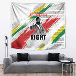Martin Luther King Tapestry Honoring The Legacy White Version