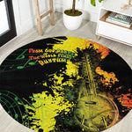 Afro Music Pride Round Carpet From Our Roots The World Finds Rhythm - African Pride