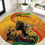 Afro Latina Queen Round Carpet The Beauty Of Black Women - African Pride