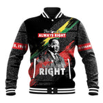 MLK Honoring The Legacy Baseball Jacket Black Version