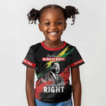 MLK Honoring The Legacy Kid T shirt Black Version