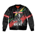 MLK Honoring The Legacy Sleeve Zip Bomber Jacket Black Version