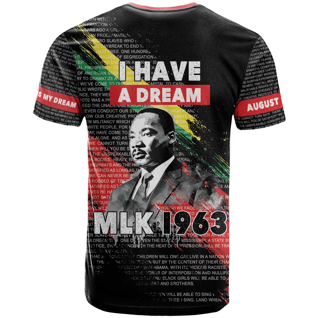 MLK Honoring The Legacy T shirt Black Version