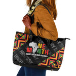 Black History Month Leather Tote Bag One Month Can't Hold Our History