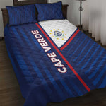 Cape Verde Football Quilt Bed Set Unique Style - African Pride
