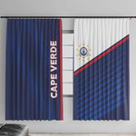 Cape Verde Football Window Curtain Unique Style - African Pride