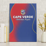 Cape Verde Football Canvas Wall Art Blue Sharks Make History - African Pride