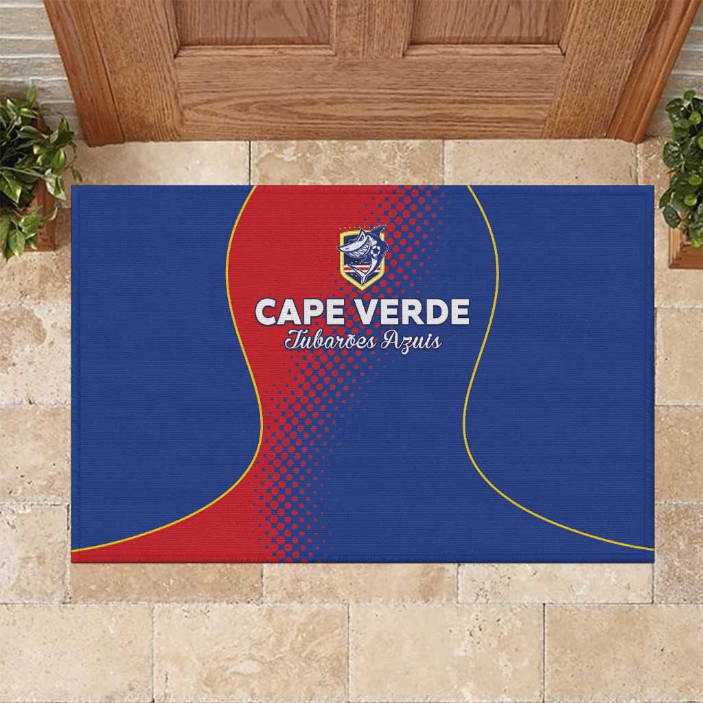 Cape Verde Football Rubber Doormat Blue Sharks Make History - African Pride
