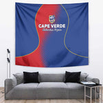 Cape Verde Football Tapestry Blue Sharks Make History - African Pride