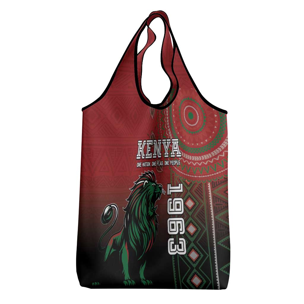 Kenya Jamhuri Day Grocery Bag One Nation One Flag One People