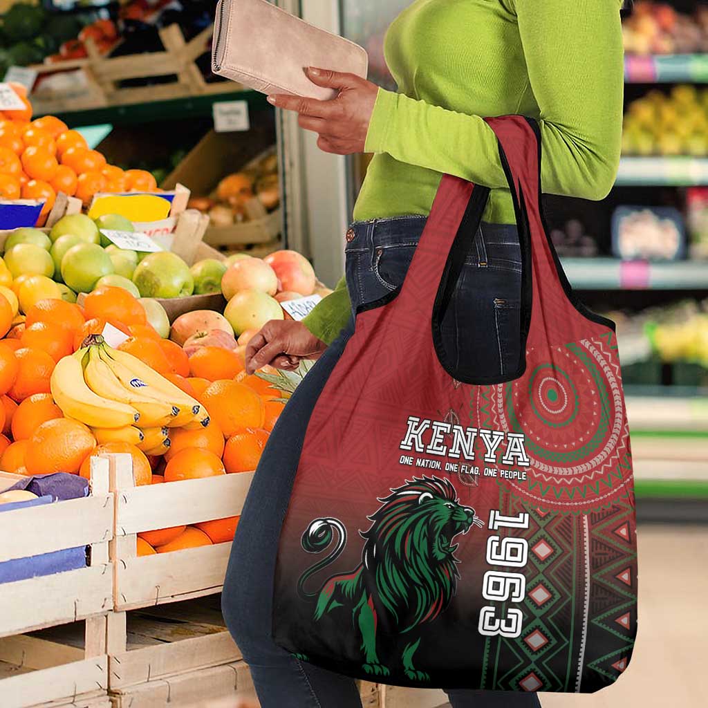 Kenya Jamhuri Day Grocery Bag One Nation One Flag One People