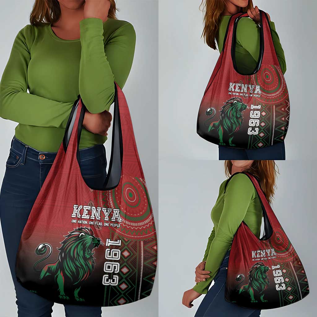 Kenya Jamhuri Day Grocery Bag One Nation One Flag One People