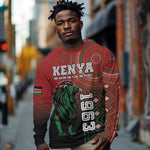 Personalised Kenya Jamhuri Day Long Sleeve Shirt One Nation One Flag One People