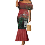 Personalised Kenya Jamhuri Day Mermaid Dress One Nation One Flag One People