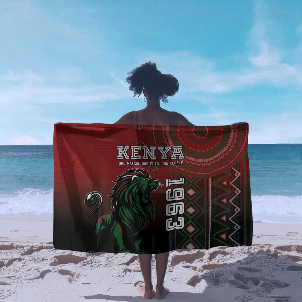 Kenya Jamhuri Day Sarong One Nation One Flag One People