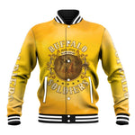 Honor Buffalo Soldiers Baseball Jacket African American Cavalry Yellow Version - African Pride