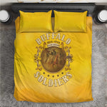 Honor Buffalo Soldiers Bedding Set African American Cavalry Yellow Version - African Pride