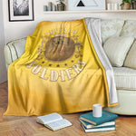 Honor Buffalo Soldiers Blanket African American Cavalry Yellow Version - African Pride