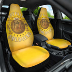 Honor Buffalo Soldiers Car Seat Cover African American Cavalry Yellow Version - African Pride
