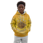 Honor Buffalo Soldiers Kid Hoodie African American Cavalry Yellow Version - African Pride