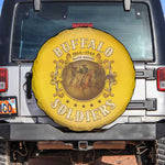 Honor Buffalo Soldiers Spare Tire Cover African American Cavalry Yellow Version - African Pride
