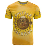 Honor Buffalo Soldiers T shirt African American Cavalry Yellow Version - African Pride
