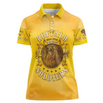 Honor Buffalo Soldiers Women Polo Shirt African American Cavalry Yellow Version - African Pride