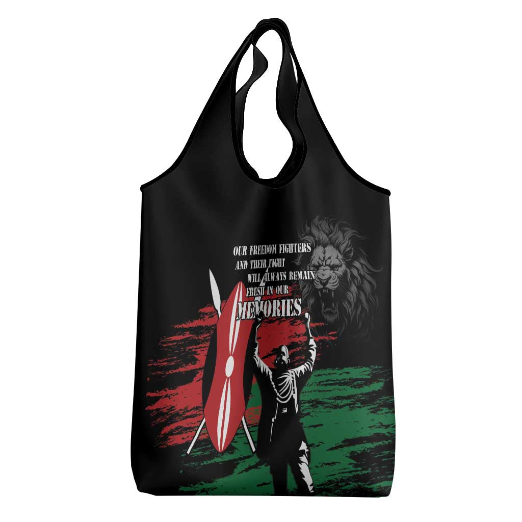 Happy Kenya Mashujaa Day Grocery Bag Honour Our Heroes, Heroines
